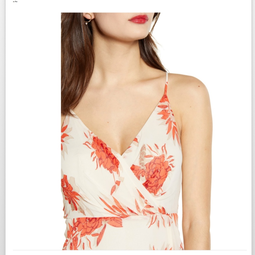 ASTR Floral Ruffle Detail Maxi Dress - Picture 3 of 3